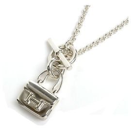 Hermès Colar Amuleto Constance em prata 925 Hermes Outro