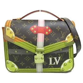 Louis Vuitton-Louis Vuitton Metis Pochette Shoulder Bag-Brown,Monogram