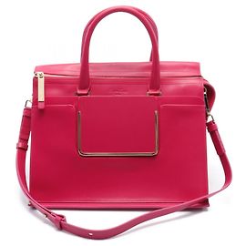 Roger Vivier Pink Leather Handbag Pink