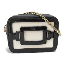 Pochette Cube Roger Vivier Noir Blanc