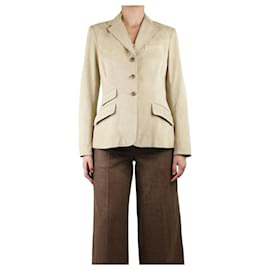 Ralph Lauren-Stone suede jacket - size UK 12-Other