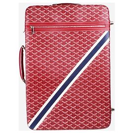 Goyard Red Monogram suitcase Red