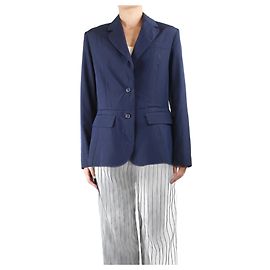JW Anderson Navy blue deconstructed jacket - size UK 8 Blue