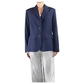 JW Anderson-Navy blue deconstructed jacket - size UK 8-Blue