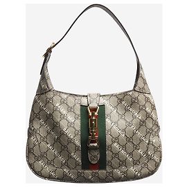 Gucci x Balenciaga Bolsa Small Jackie 1961 da Brown The Hacker Marrom