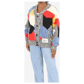 Missoni Mehrfarbiger Patchwork-Cardigan - Größe M Mehrfarben