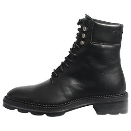 Alexander Wang Black Andy Hiker Embossed Logo boots - size EU 37.5 Black