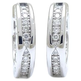 Bulgari Orecchini a cerchio Bvlgari B.zero1 in oro bianco Bianco