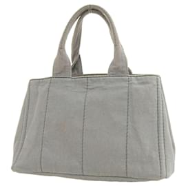 Prada-Prada Canapa Tote Handbag-Brown