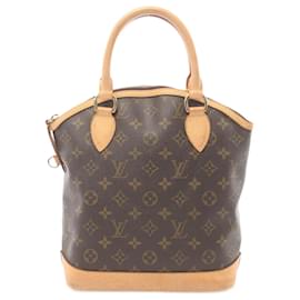 Louis Vuitton-Louis Vuitton Lockit Monogram Handbag-Brown