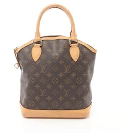 Louis Vuitton-Louis Vuitton Lockit Monogram Handbag-Brown