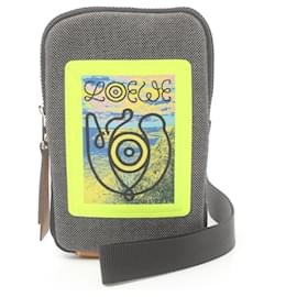 Loewe-Loewe Eye Nature Case Pouch Bag-Black,Multiple colors,Yellow
