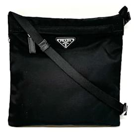 Prada-Prada Nylon Shoulder Bag-Black