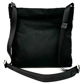 Prada-Prada Nylon Shoulder Bag-Black
