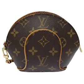 Louis Vuitton-LOUIS VUITTON Monogram Mini ellipse Pouch M51129 LV Auth 84152A-Monogram