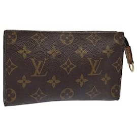 Louis Vuitton-LOUIS VUITTON Monogram Bucket PM Pouch Accessory Pouch LV Auth fm3605-Monogram