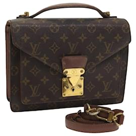 Louis Vuitton-LOUIS VUITTON Monogram Monceau 26 Shoulder Bag M51187 LV Auth 83564-Monogram
