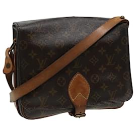 Louis Vuitton-LOUIS VUITTON Monogram Cartouchiere MM Shoulder Bag M51253 LV Auth 83116-Monogram