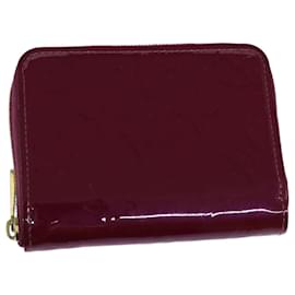 Louis Vuitton-LOUIS VUITTON Monogram Vernis Zippy Coin Purse Wallet Purple M91534 Auth am6485-Purple
