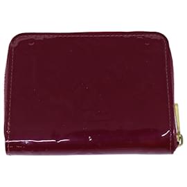 Louis Vuitton-LOUIS VUITTON Monogram Vernis Zippy Coin Purse Wallet Purple M91534 Auth am6485-Purple