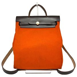 Hermès Hermes Her Bag Backpack Brown Orange