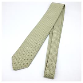 Hermès-Hermes Green Silk Cravat-Green