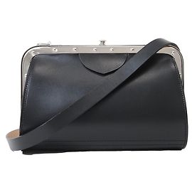 Comme Des Garcons Comme des Garçons Black Leather Shoulder Bag Black