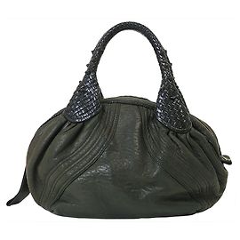 Bolsa Spy Fendi Nappa em caqui Caqui