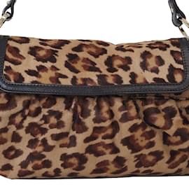 Fendi-Fendi Leopard Chef Bag-Brown