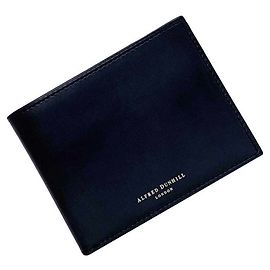 Alfred Dunhill Dunhill Bi-fold Wallet in Navy Navy blue