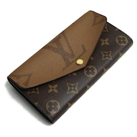 Louis Vuitton-Louis Vuitton Portefeuille Sarah Long Wallet-Brown