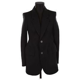Blazer Balenciaga de lana negro Negro