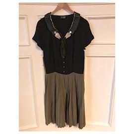 Fendi-FENDI Dresses T.International L Wool-Black