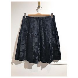 ROCHAS Skirts T.IT 40 Silk Black