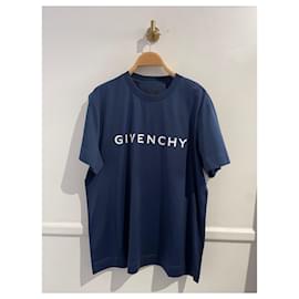 Givenchy-GIVENCHY T-shirts T.International S Cotton-Blue
