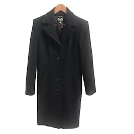 Dolce & Gabbana-DOLCE & GABBANA Coats T.IT 42 Wool-Black