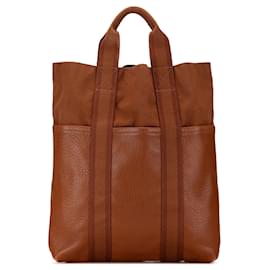 Hermès-Sac cabas Fourre Tout Hermès marron-Marron