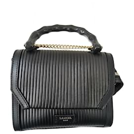 Lancel-Handbags-Black,Silver hardware