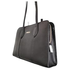 Furla-Handbags-Black,Gold hardware