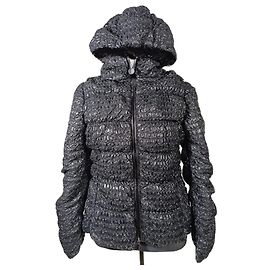 Giacca Moncler Nera in Poliammide Nero