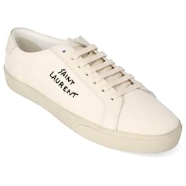 Saint Laurent-Saint Laurent Court Classic Sneakers White-White