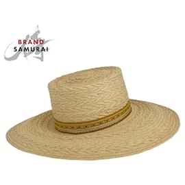 Hermès-Hermes Andalucia Straw Hat Polyester-Other