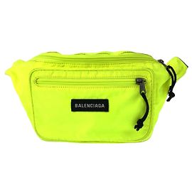 Balenciaga Nylon Explorer Bauchtasche Gelb