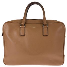 Michael Kors Leather Russell Briefcase Brown