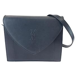 Yves Saint Laurent Leather Shoulder Bag Black