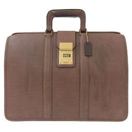 Sac d'affaires en cuir Coach 202 0109 Marron