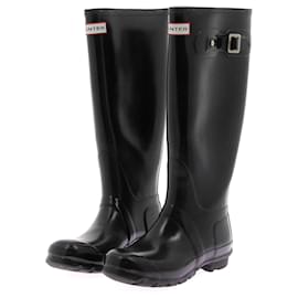 HUNTER  Boots T.EU 37 Polyester Black