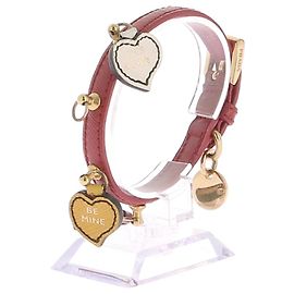 PRADA Pulseiras T. Couro Bordeaux