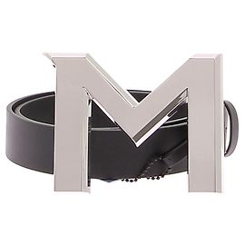 Thierry Mugler MUGLER Ceintures T.cm 80 Cuir Noir