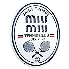 MIU MIU  Pins & brooches T.  Plastic White